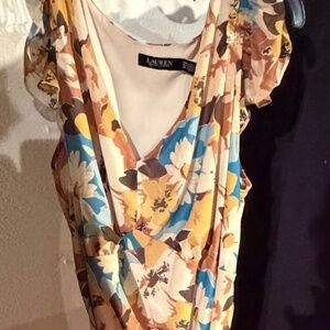 Lauren Ralph Lauren Georgette Dress  Size 18W